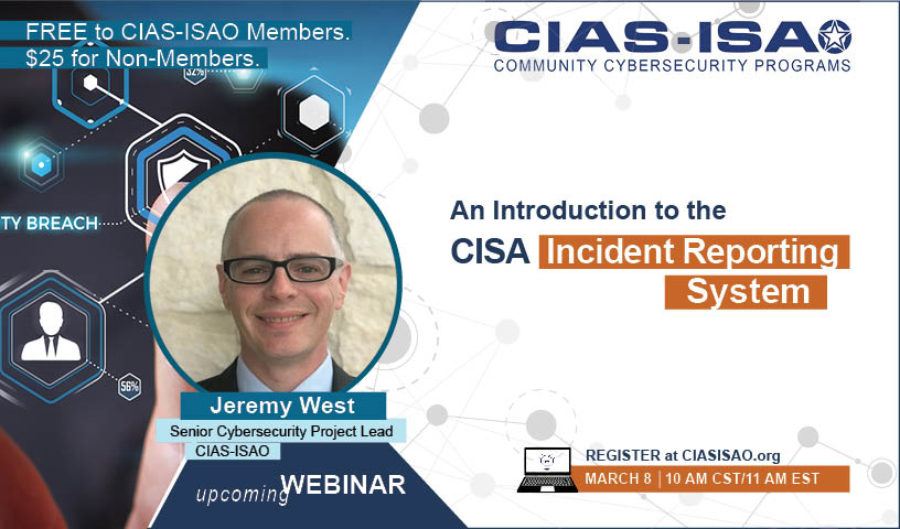 An Introduction to the CISA Reporting System (Webinar)